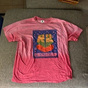 Round two faded Space Puffs Graphic T-Shirt